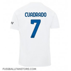 Inter Milan Juan Cuadrado #7 Replik Auswärtstrikot 2023-24 Kurzarm